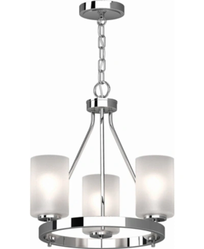 Volume Lighting Emery 3-light Mini Hanging Chandelier In Chrome