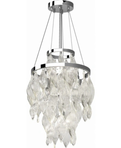 Volume Lighting Genevieve 4-light Semi-flush Mount Ceiling Fixture In Chrome