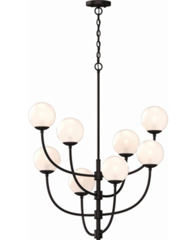 Volume Lighting Lawrence 8-light Hanging Chandelier In Bronze