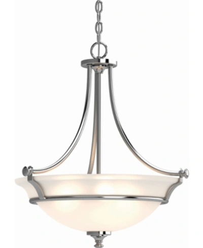 Volume Lighting Tes 3-light Hanging Pendant In Chrome