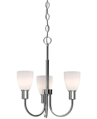 Volume Lighting Concord 3-light Hanging Chandelier In Silver