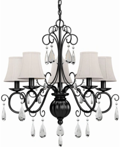 Volume Lighting Ava 5-light Hanging Chandelier In Bronze