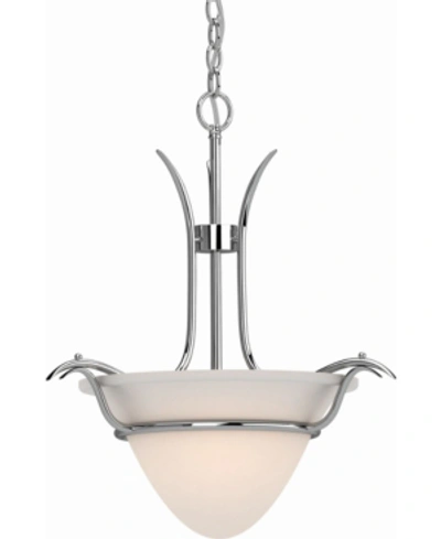 Volume Lighting Alesia 2-light Hanging Pendant In Silver