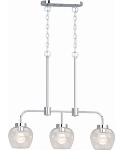 Volume Lighting Aria 3-light Hanging Chandelier In Silver