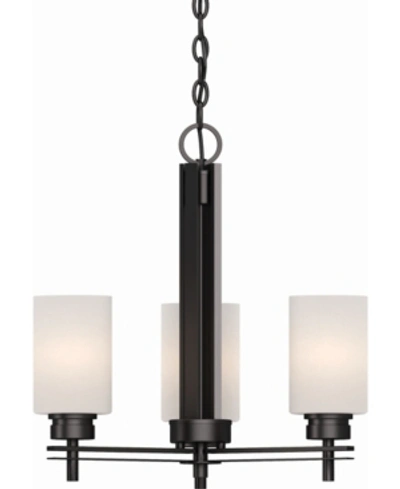 Volume Lighting Carena 3-light Mini Hanging Chandelier In Bronze