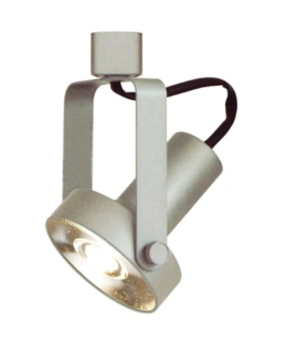Volume Lighting 1-light Integrated Led Mini Adjustable Step Cylinder Track Head In Gray