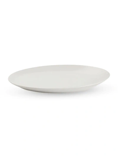 Nambe Orbit Stoneware Platter In Starry White