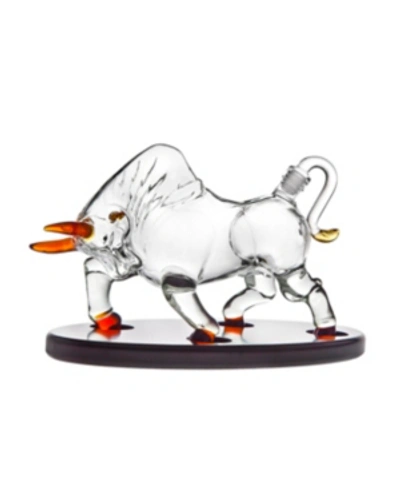 Godinger Bull Decanter In Clear