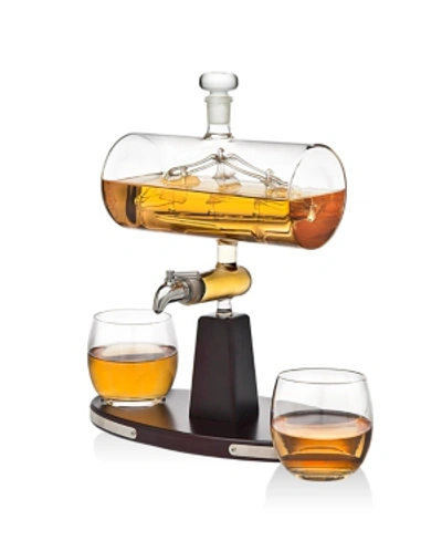 Godinger Barrel Decanter In Clear