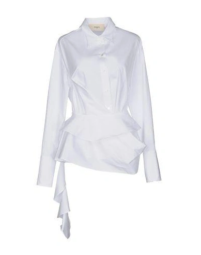 Ports 1961 Solid Color Shirts & Blouses In Белый