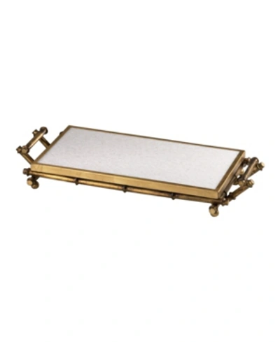 Cyan Design Bamboo Serving Tray In Gold