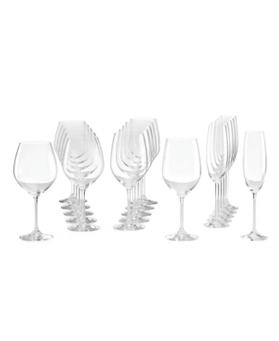 Lenox Tuscany Classics Assorted Stemmed Glasses, Set Of 18 In Clear