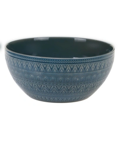 Certified International Aztec Teal Deep Bowl