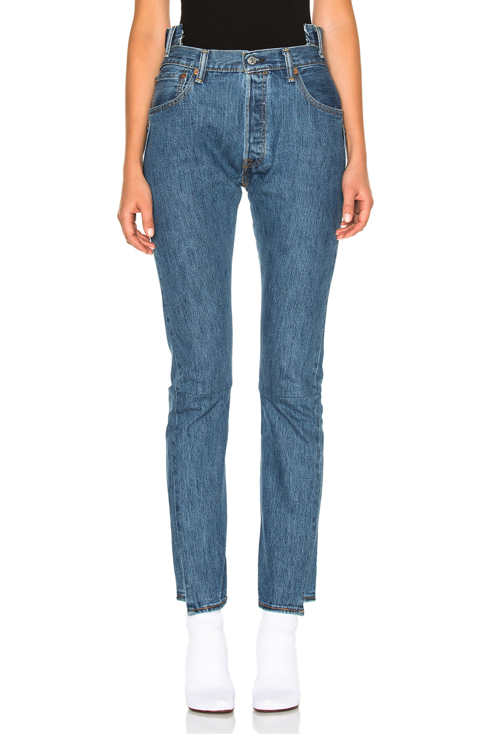 vetements x levi's reworked jeans