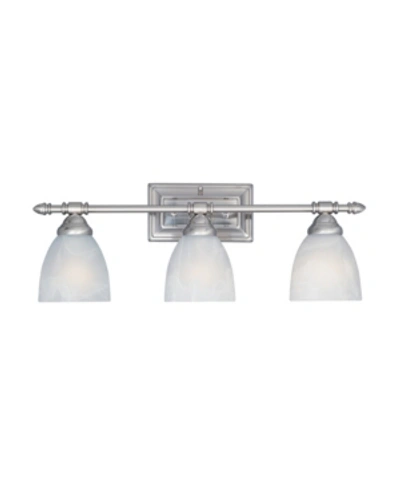 Designer's Fountain Designers Fountain Apollo 3 Light Bath Bar In Platinum