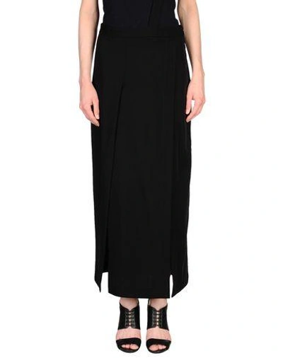 Isabel Benenato 3/4 Length Skirt In Black