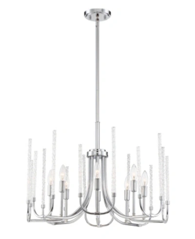 Designer's Fountain Designers Fountain Laretto 8 Light Chandelier In Chrome