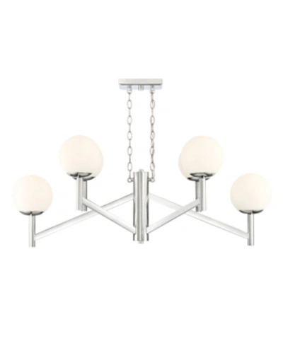 Designer's Fountain Designers Fountain Kelvin 6 Light Chandelier In Chrome