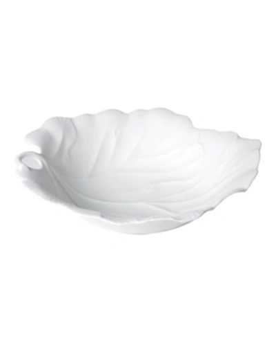 Twig New York Foliage Large Serving Bowl In White
