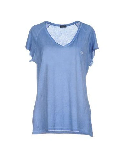 Fred Perry T-shirt In Sky Blue