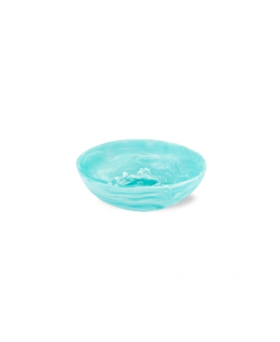 Nashi Home Wave Bowl Small In Aqua Swirl