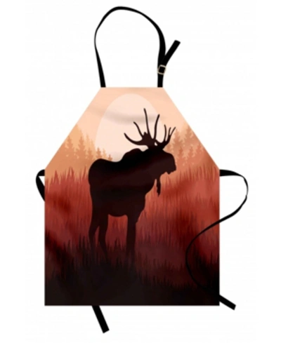 Ambesonne Moose Apron In Multi