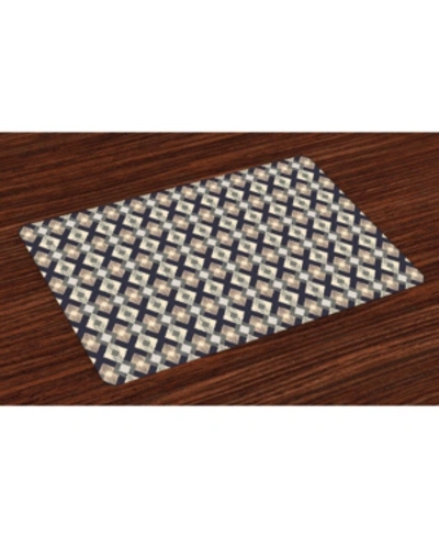 Ambesonne Boho Place Mats, Set Of 4 In Multi