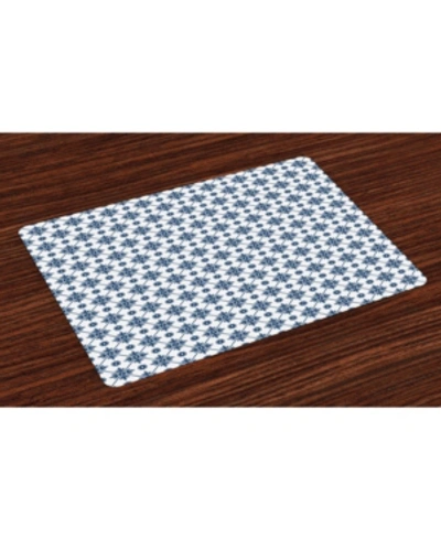 Ambesonne Dutch Place Mats, Set Of 4 In Multi