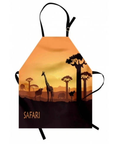 Ambesonne Safari Apron In Green