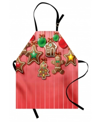 Ambesonne Gingerbread Man Apron In Black