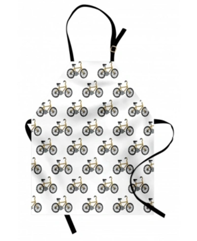 Ambesonne Bicycle Apron In Yellow