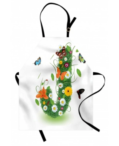Ambesonne Letter J Apron In Black
