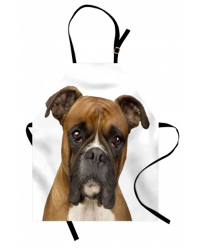 Ambesonne Boxer Dog Apron In Multi
