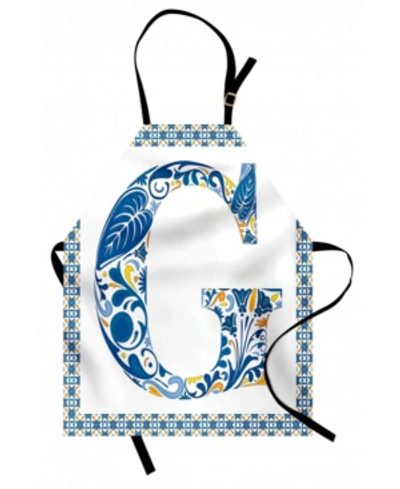Ambesonne Letter G Apron In Multi