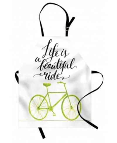 Ambesonne Bicycle Apron In Black