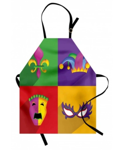 Ambesonne Mardi Gras Apron In Multi