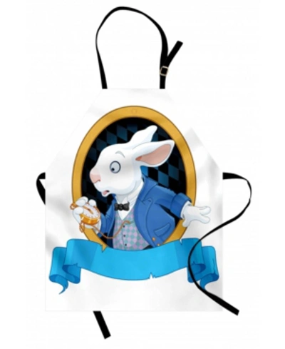 Ambesonne Alice In Wonderland Apron In Blue