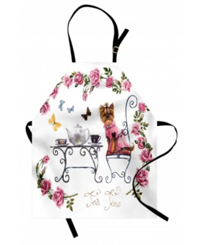 Ambesonne Yorkie Apron In Red