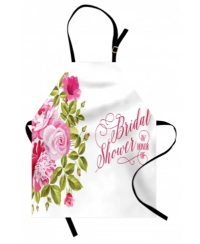 Ambesonne Bridal Shower Apron In Multi
