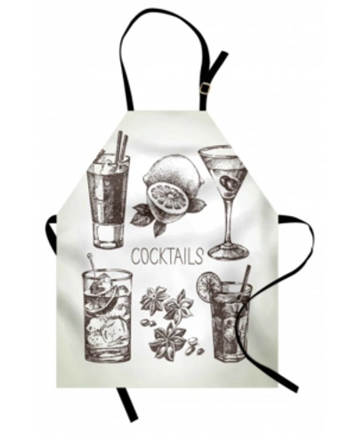 Ambesonne Alcohol Apron In Navy