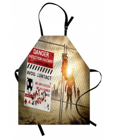 Ambesonne Zombie Apron In Black