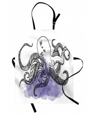 Ambesonne Octopus Apron In Scarlet