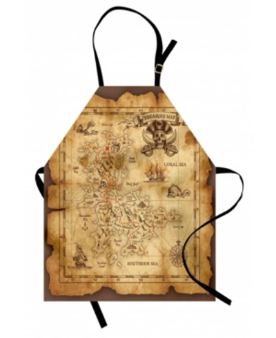 Ambesonne Island Map Apron In Multi