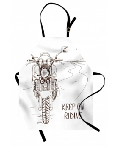 Ambesonne Motorcycle Apron In Black