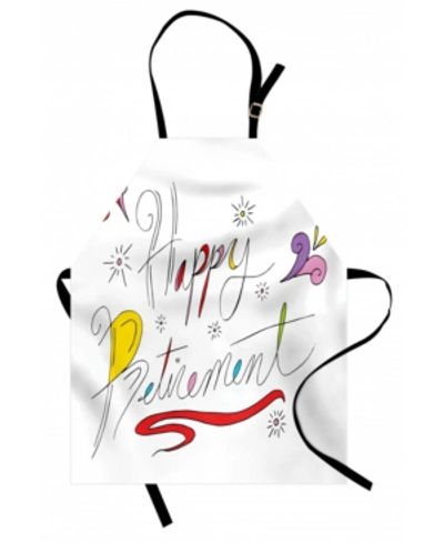 Ambesonne Retirement Party Apron In Multi