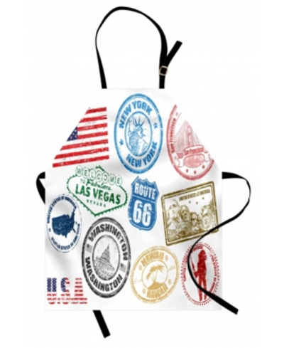 Ambesonne United States Apron In Multi