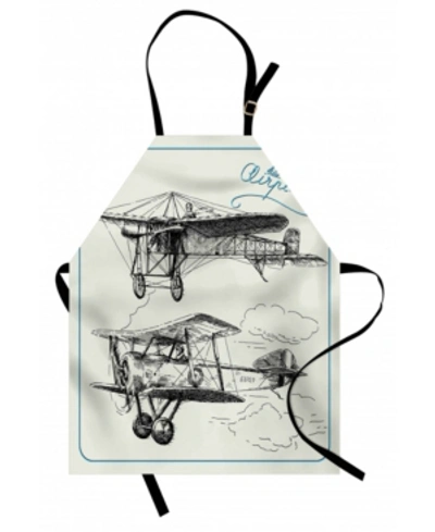 Ambesonne Airplane Apron In Brown
