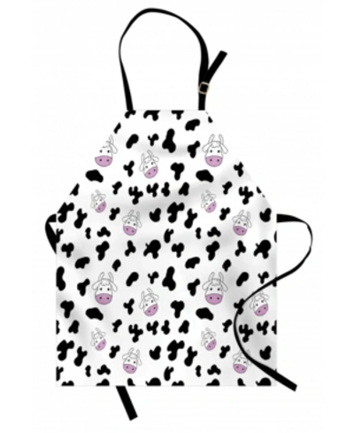 Ambesonne Cow Print Apron In Multi