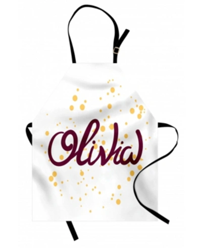 Ambesonne Olivia Apron In Multi