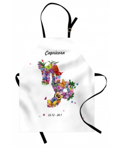 Ambesonne Zodiac Capricorn Apron In Multi